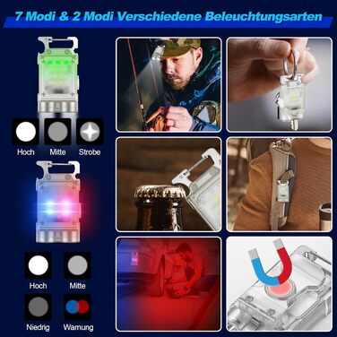 LED ліхтар на батареї, 500 000 люмен, тактичний, з регулюванням фокусу, для кемпінгу, матовий чорний