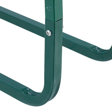 Relaxdays Dark Green Steel Firewood Rack