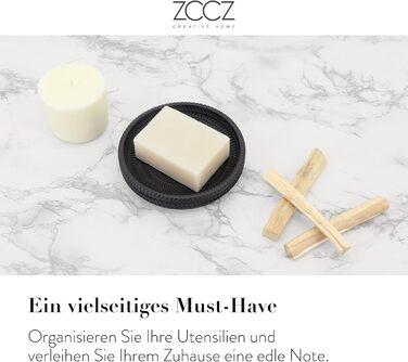 Набір аксесуарів для ванної кімнати ZCCZ, 4 шт. Чорний: мильниця, тримач для зубних щіток, стаканчик, мильниця. Організатор для раковини