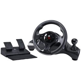 Руль SUBSONIC Superdrive GS750 Drive Pro з педалями, кермом, Paddles та вібрацією для Xbox Series X/S, PS4, Xbox One, PC (програмований)