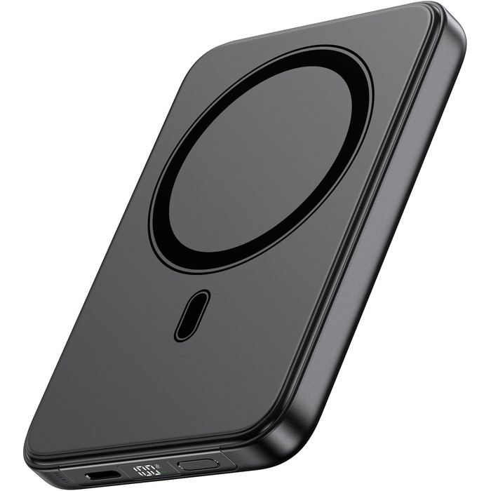 Power Bank A ADDTOP 10000mAh з бездротовою зарядкою та PD 20W - чорний