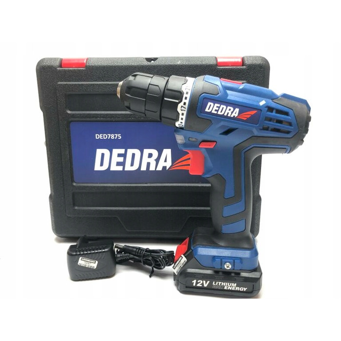 Акумуляторний шурупокрут Dedra 12 В DED7875