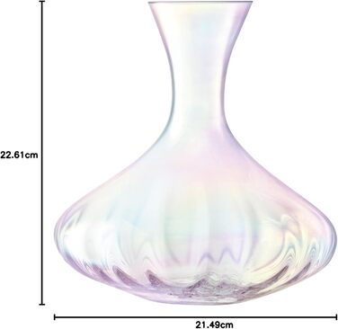 Карафа LSA International Pearl 2,4 л, перламутрова скляна