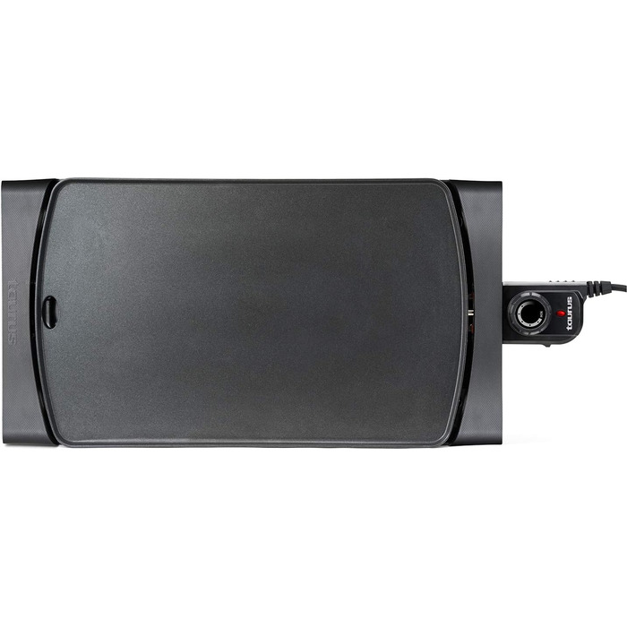 Електрогриль Taurus Steakmax 2200W з антипригарним покриттям, 49 x 27 см, з піддоном для жиру, чорний | 2200W