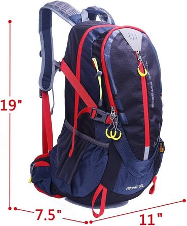 EGOGO 30L Waterproof Hiking Backpack Camping Backpack with Rain Cover Running Cycling Outdoor S2310