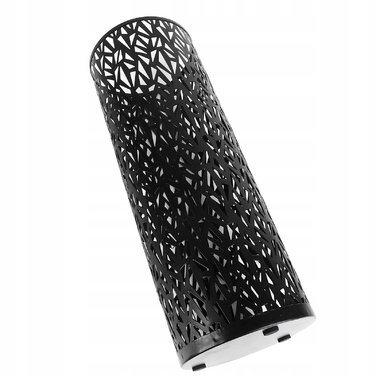 Підставка для парасольок з піддоном для передпокою та холу, чорна, ажурна