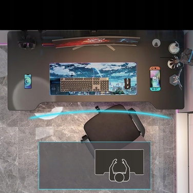 Ігровий стіл для комп'ютера, геймерський стіл 120x60 см