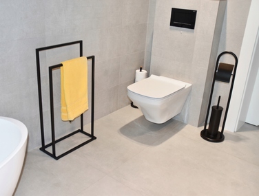 Набір аксесуарів для ванної кімнати Yoka Home, чорний матовий метал