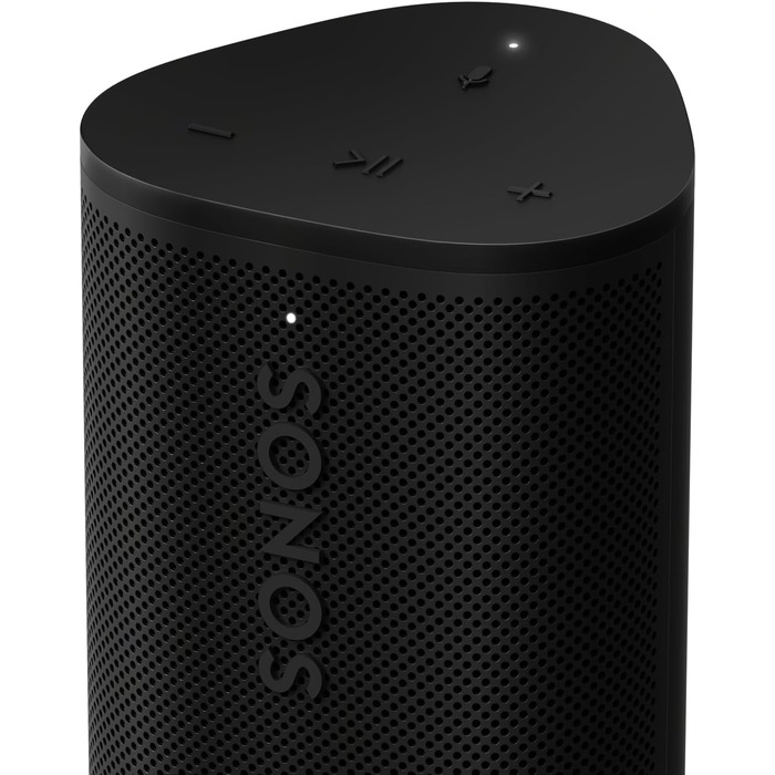 Sonos Roam 2: Портативна бездротова Bluetooth колонка, водонепроникна, чорна - 10 годин автономії
