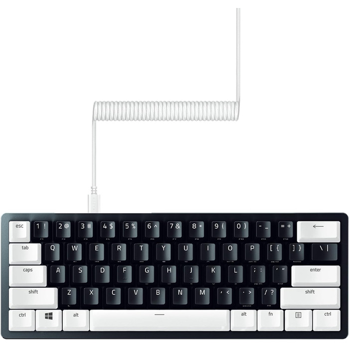 Набір Razer для апгрейду клавіатури: PBT кейкапи, спіральний кабель, інструменти – Mercury White