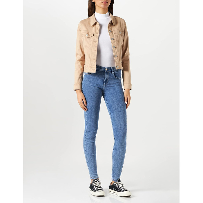 Джинси жіночі ONLY Skinny DNM NOOS, блакитні, розмір XL/34L, середній блакитний денім, базовий стиль, стрітвір