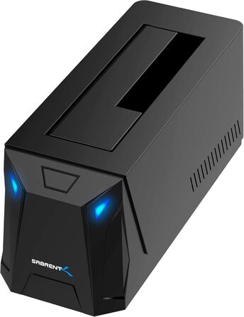 SABRENT Док-станція для жорстких дисків 2 Bay USB-C - SATA SSD/HDD 2.5/3.5 дюймів 5Gbps з функцією клонування