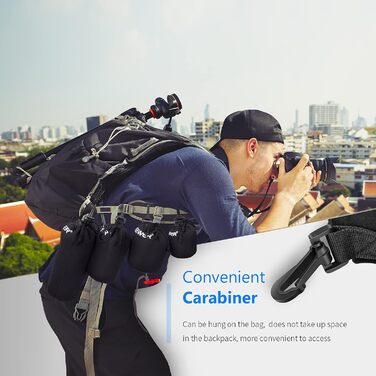 Чохол для об'єктивів Neewer 4 шт. з товстим неопреновим захистом для об'єктивів DSLR-камер (Сумісний з Canon, Nikon, Sony, Olympus, Panasonic). Розміри: Малий, Середній, Великий, XL