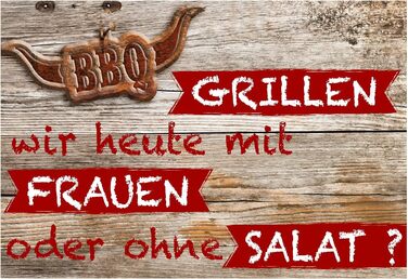 LILENO HOME Grill & BBQ Mat 75 x 120 cm (Grilling with Women) - as the perfect protective mat for gas and charcoal grills - Grill mat for family grill evenings