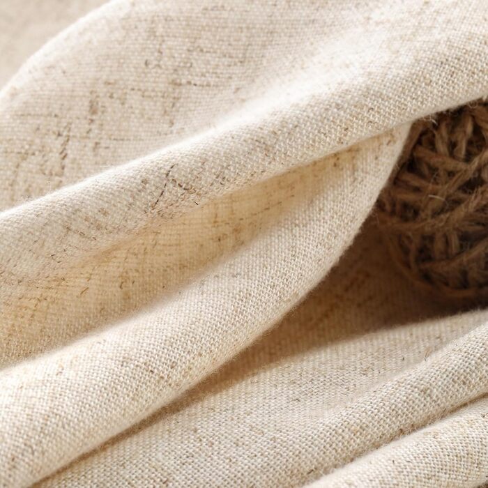 Драпіруваний душовий завіс Awellife з льону, стиль бохо, для ванної кімнати, 183x183 см