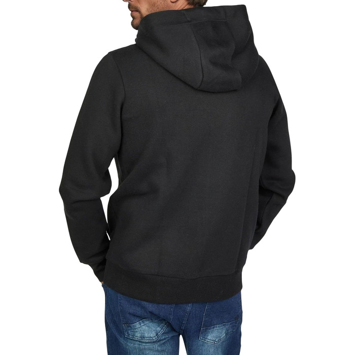 Чоловічий худі riverso Regular Fit RIVArmin з капюшоном та принтом, чорний (3XL)
