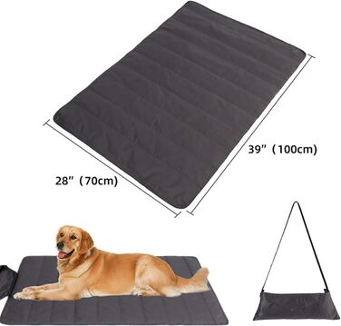 Водонепроникний килимок для собак Bangminda, 100 x 70 см, для відпочинку на природі, великий, туристичний, миючий