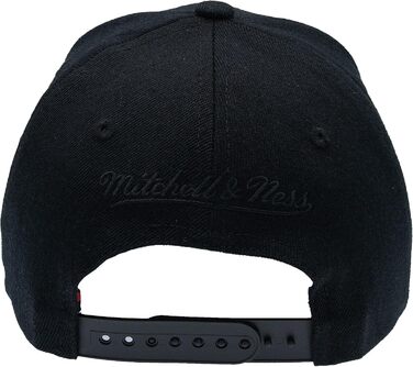 Кепка Mitchell & Ness Script Logo з логотипом, червона snapback, унісекс, для чоловіків, жінок, дітей, регульований розмір, чорно-біла