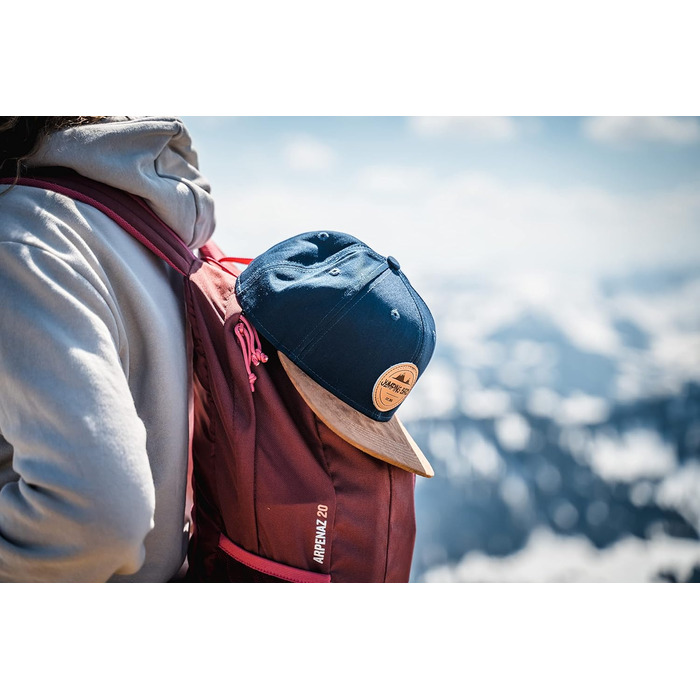 Кепка бейсболка Jumping Bird для чоловіків • Snapback кепка для активного відпочинку • Регульований розмір, легко миється, колір Океанський блакитний