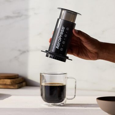 AeroPress Original: портативна кавомашина для еспресо та кави, сірий колір, стандартна комплектація