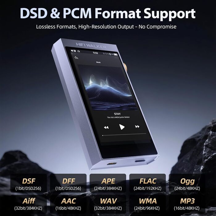 MP3 плеєр H20 Ultra HiFi 128GB Bluetooth 5.1 aptX/LDAC, ES9038Q2M DAC, Touchscreen 4