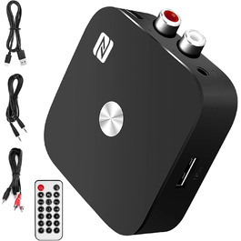 Bluetooth адаптер Aux 3.5 мм: Bluetooth 5.3 стереоприймач для аудіосистеми, автомобіля, підсилювача Bluetooth адаптер Aux 3.5 мм: Bluetooth 5.3 стереоприймач для аудіосистеми, автомобіля, підсилювача