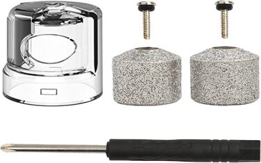 Шліфувальник для собак, шліфувальна машинка для собак та котів (без LED) білий, з насадкою для шліфування та збирачем пилу