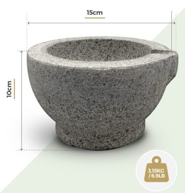 Набір для стукання та перетирання з граніту Silk Route Home з виливом