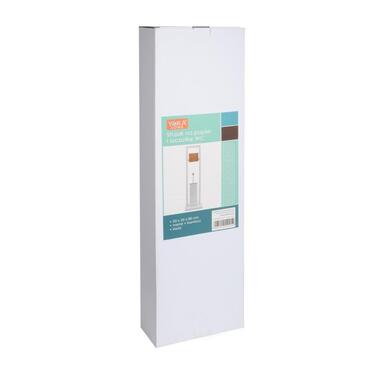 Набір для туалету Yoka Home (металевий, білий) з тримачем для паперу та йоржиком