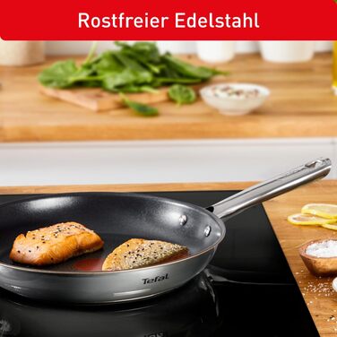 Набір сковорідок Tefal Duetto, 3 предмети (20, 24, 28 см), для індукційних та всіх типів плит