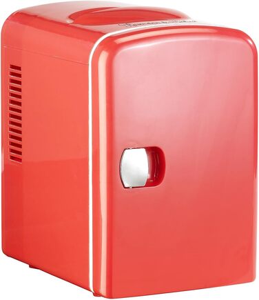 Міні-холодильник Rosenstein & Söhne для подорожей: 4 л, 12/230 В, з функцією підігріву, блакитний