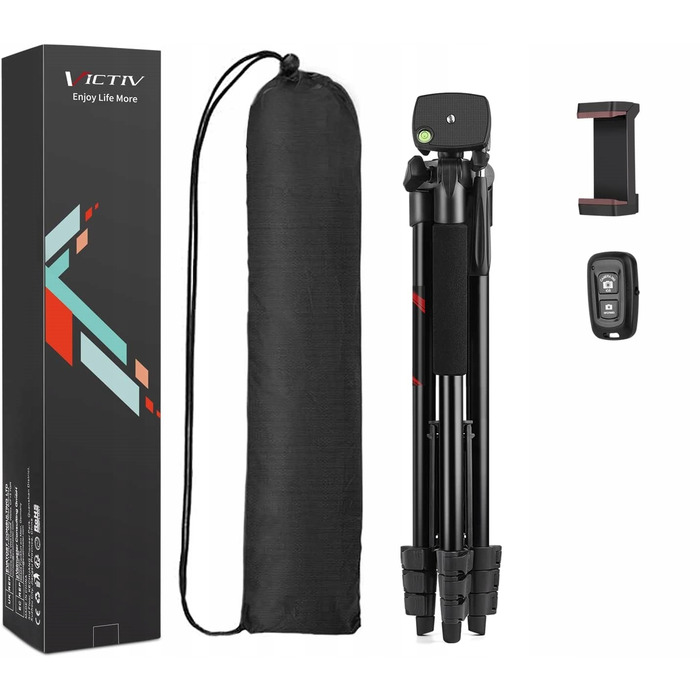 Штатив-трипод Victiv, висота 45-162 см, навантаження до 3 кг, для фотоапарата