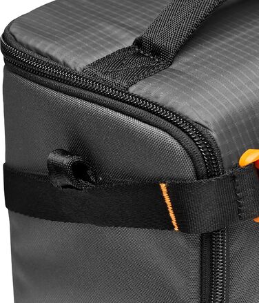 Чохол для камери Lowepro GearUp Creator Box Large II (XL), для бездзеркальних та DSLR камер, з QuickDoor, з перероблених матеріалів, помаранчевий, сірий