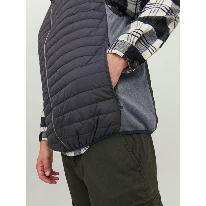 Жилет чоловічий Jack & Jones степовий 3XL темно-синій блейзер