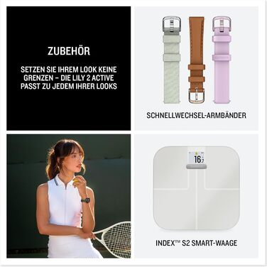 Розумний годинник Garmin Lily 2 Active 38mm Bone & Lunargold: GPS, 30+ спортивні додатки, 9 днів роботи, Garmin Pay