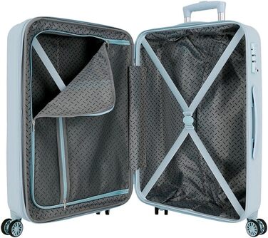 Чемодан Disney Stitch Moods, середній, ручна поклажа, ABS, кодовий замок, 4 колеса