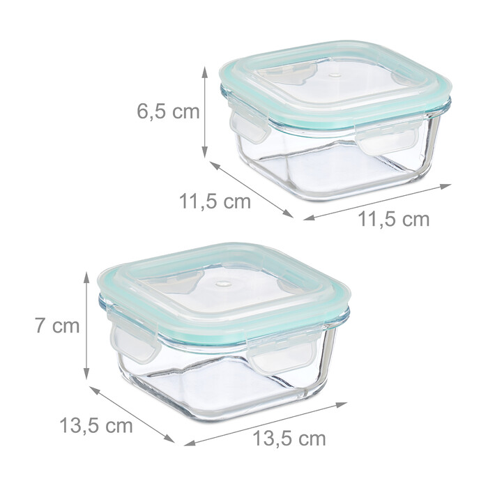 Relaxdays Freshness Food Storage Containers 12-Piece Set
