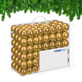 Relaxdays Set of 100 Christmas Baubles