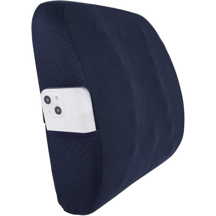 Подушка для сидіння Ainiv, ергономічна подушка з memory foam для офісного крісла, інвалідного візка, автокрісла (Блакитна)