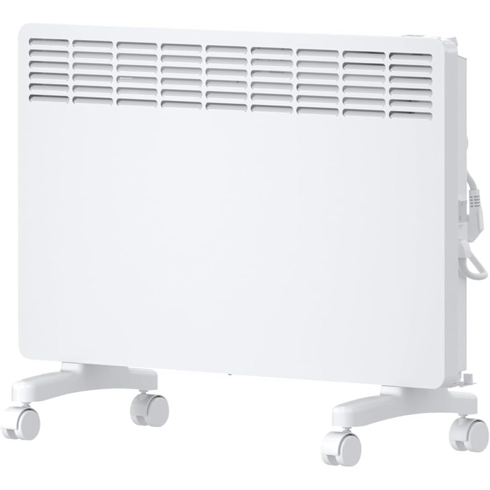 Електричний конвекторний обігрівач Stiebel Eltron 2 kW з терморегулятором, для приміщень до 25 м², TÜV geprüft, з роликами, 204450
