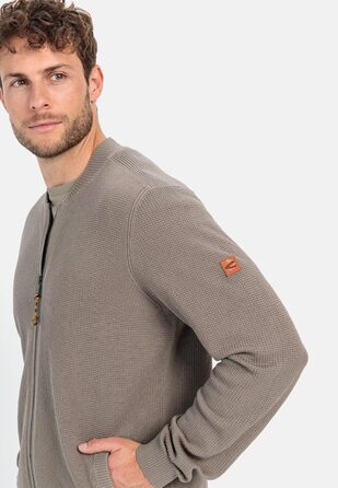 Кардиган чоловічий Camel Active з органічної бавовни, сертифікований (3XL, Rock Grey)