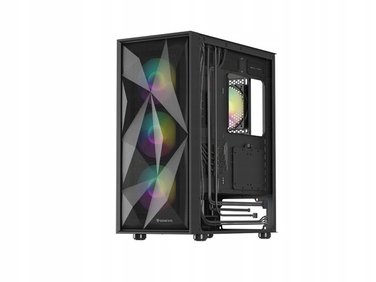 Корпус для комп'ютера Genesis Diaxid 605 ARGB Midi Tower ATX, вікно, чорний