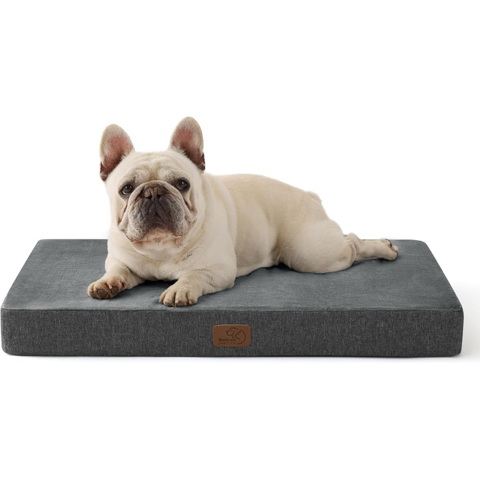 Ортопедична подушка для собак BEDSURE - 61x41x8 см, з ефектом пам'яті, кучельна, для маленьких собак