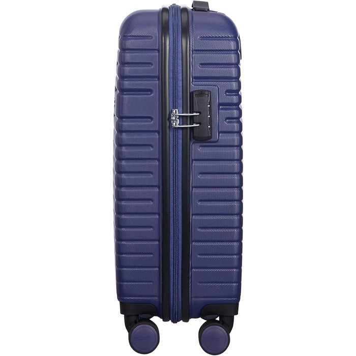 American Tourister Aero Racer Spinner 68 Expandable - 3.6 Kg Suitcase, 75.5 Liter, (Spinner 55, Nocturne Blue, 55 cm)