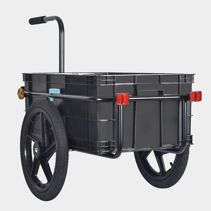 Причіп для велосипеда Tiggo VS Plus з вантажною коробкою 70 літрів (також handwagen)