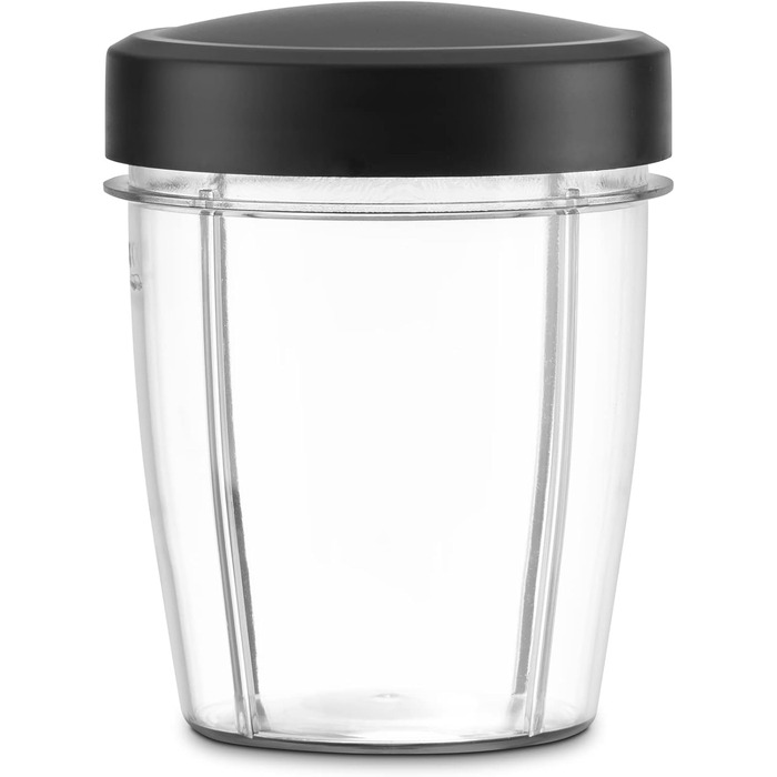 Ufesa BS2500 Nutriboom Single-Cup Mixer, multifunctional nutrient extractor, 900W power, smoothies and shakes, incl. 6 accessories, stainless steel blades, black 900W sports 0.5L-0.8L