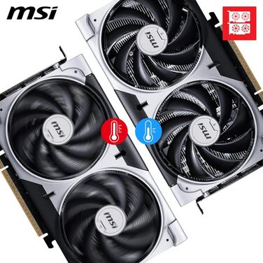 Відеокарта MSI GeForce RTX 5060 VENTUS 2X OC 8GB GDDR7, PCIe 5.0
