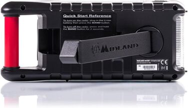 Радіо Midland ER300: аварійне радіо, Powerbank, FM/AM, динамо-ліхтарик, USB, акумулятор, C1173
