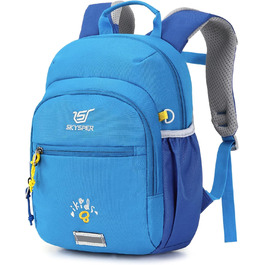 Дитячий рюкзак SKYSPER 8L для хлопчиків та дівчаток, рюкзак для прогулянок, повсякденного використання, з нагрудним ременем, подарунок, блакитний