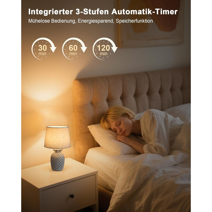 LED-лампа Egobasic на акумуляторі з пультом, таймером та регулюванням яскравості, змінне підсвічування, керамічна основа у вигляді ананаса, для спальні, кухні, вітальні